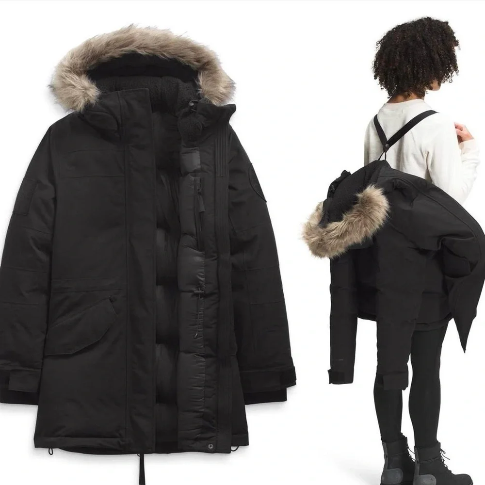 The North Face Expedition McMurdo Parka - Women's with Faux Fur - Picture 4 of 7